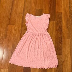 Nanette Lepore Pink Eyelet Kids Dress
